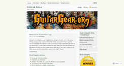 Desktop Screenshot of guitargear.org