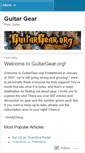 Mobile Screenshot of guitargear.org