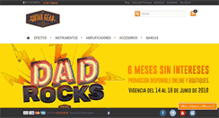 Desktop Screenshot of guitargear.com.mx