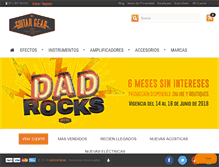 Tablet Screenshot of guitargear.com.mx